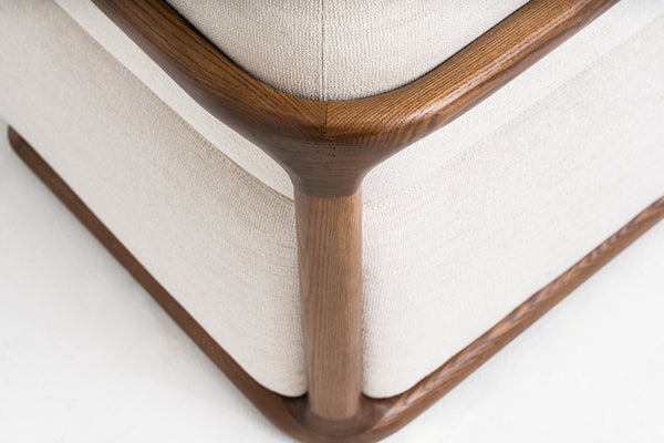 Divani Casa Simone Modern Off White Fabric Sectional Sofa Model VGCS-SF-23083