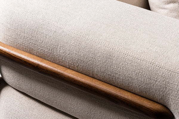 Divani Casa Simone Modern Off White Fabric Sectional Sofa Model VGCS-SF-23083