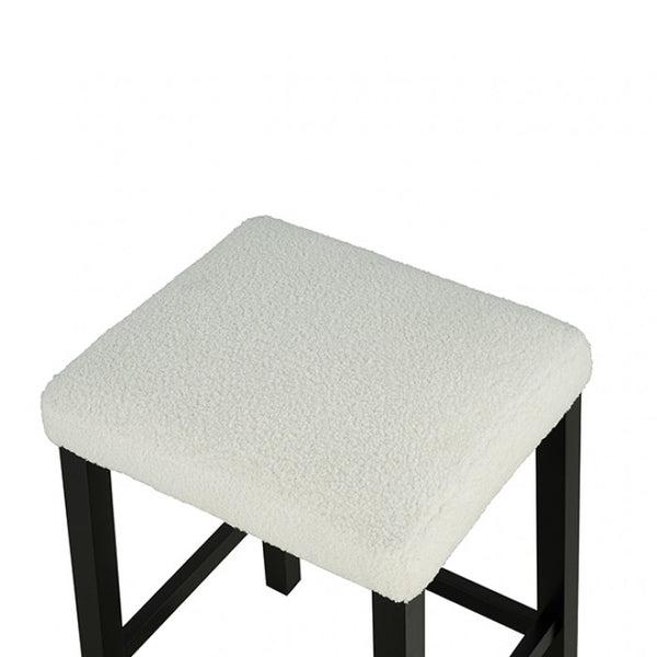 Furniture of America Chalcedony Black/White/Ivory Transitional 3 Pc. Dining Table Set Model SL3401BK-PT-3PK