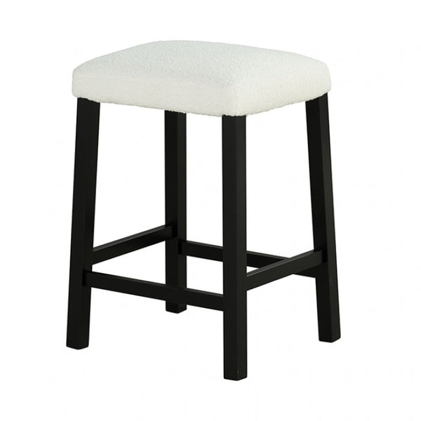 Furniture of America Chalcedony Black/White/Ivory Transitional 3 Pc. Dining Table Set Model SL3401BK-PT-3PK