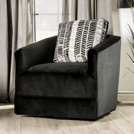 Furniture of America Modbury Black Transitional Chair Model SM5160-CH