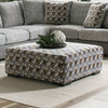 Furniture of America Alannah Light Gray/Gray/Brown Transitional Ottoman Model SM5184-OT