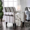 Furniture of America Misty Pattern Transitional Stripe Chair Model SM8141-CH-ST