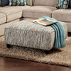 Furniture of America Eastleigh Stripe Multi Transitional Ottoman Model SM8187-OT