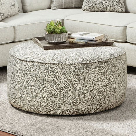 Furniture of America Pocklington Paisley Multi Transitional Ottoman Model SM8188-OT