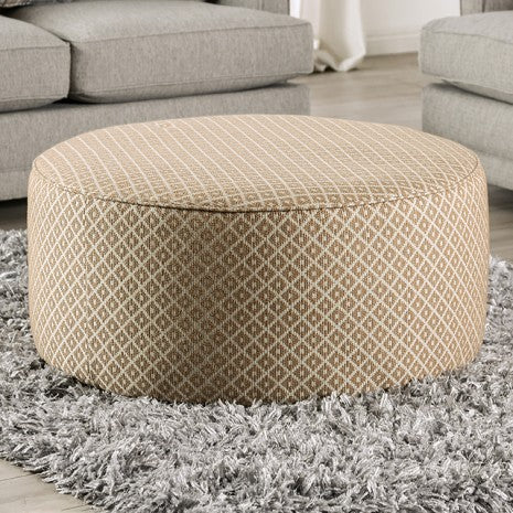 Furniture of America Stephney Gold/Gray Transitional Ottoman Model SM8193-OT