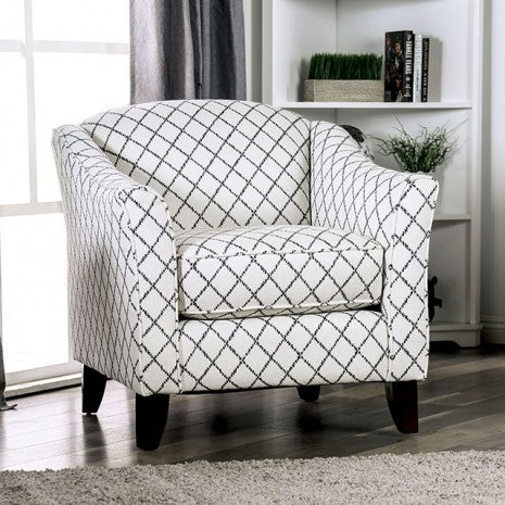 Furniture of America Verne Diamond Transitional Diamond Chair Model SM8330-CH-SQ