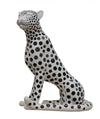 Modrest Snow Leopard White & Black Sculpture Model VGTHCH0225-3