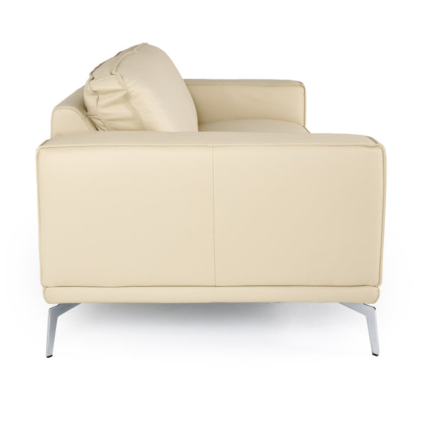 Lamod Italia Soho Italian Off White Leather Sofa Model VGDTSOHO-SF-OFFWHT-S