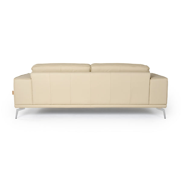Lamod Italia Soho Italian Off White Leather Sofa Model VGDTSOHO-SF-OFFWHT-S