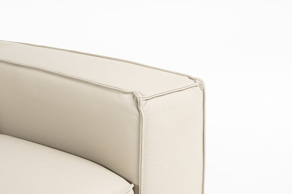 Lamod Italia Soho Italian Grey Oyster Leather Armchair Model VGDT-SOHO-O-GREY