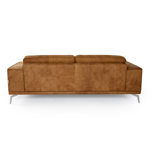 Soho Italian Vintage Cognac Leather Sofa