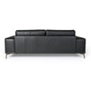 Lamod Italia Soho Italian Grey Nirvana Fume Leather Sofa Model VGDTSOHO-SF-GREY-S