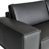 Lamod Italia Soho Italian Grey Nirvana Fume Leather Sofa Model VGDTSOHO-SF-GREY-S