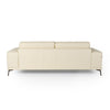 Soho Italian Ivory Leather Sofa