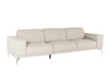 Soho Italian Grey Leather Sofa