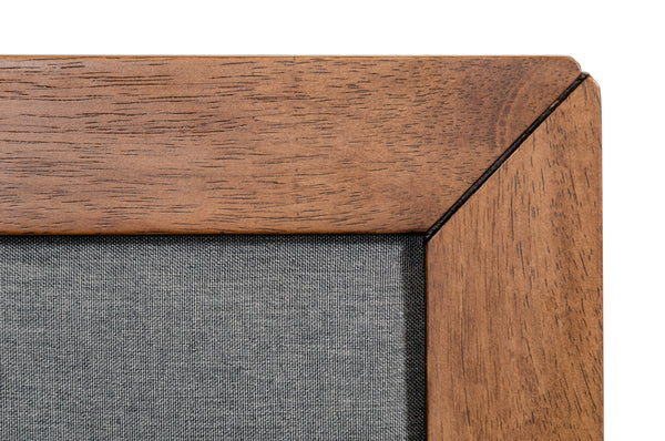 Nova Domus Soria Mid Century Grey & Walnut Bed Model VGMABR-32-BED