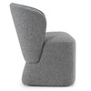 Souza Modern Grey Fabric Swivel Dining Chair