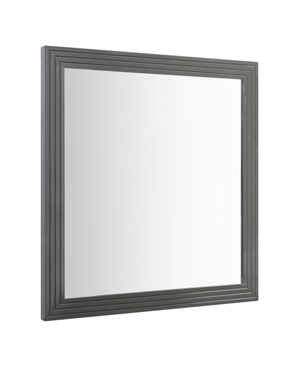 Modrest Splendor Grey High Gloss Slatted Mirror Model VGVCJ20256-M-GRY-MIR