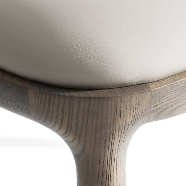 Modrest Stanley Contemporary Grey Leatherette And Grey Ash Set Of 2 Dining Chair Model VGCS-CH20066-DC-GRY