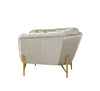 Divani Casa Stella Transitional Beige Velvet Chair Model VGCA2020-BEIGE-CH
