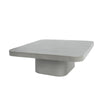 Modrest Flores Modern Grey Concrete Coffee Table Model VGLBSTIN-CF80