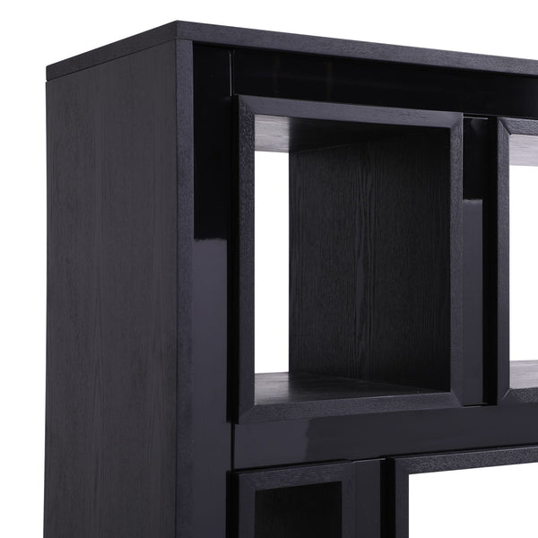 Suffolk Contemporary Black Ash Bookcase