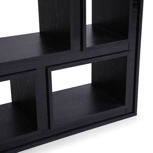 Suffolk Contemporary Black Ash Bookcase