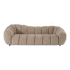 Suki Modern Taupe Fabric Sofa