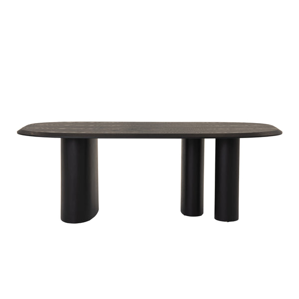 Modrest Summit Modern 87" Black Ash Dining Table Model VGOD-LZ-342DT-A