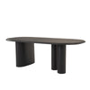 Modrest Summit Modern 87" Black Ash Dining Table Model VGOD-LZ-342DT-A