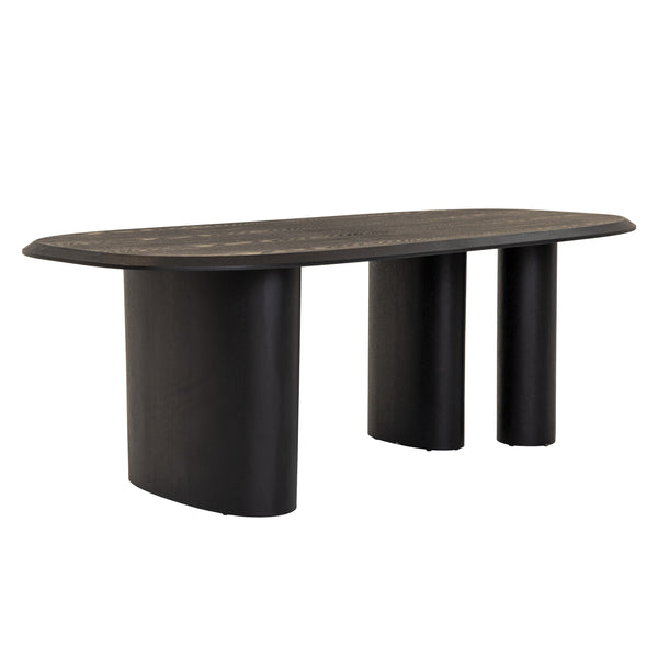 Modrest Summit Modern 87" Black Ash Dining Table Model VGOD-LZ-342DT-A