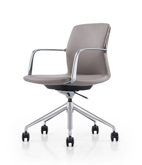 Modrest Sundar Modern Grey Mid Back Conference Office Chair Model VGFUFK004-B11-GRY-OC