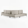 Lamod Italia Sunset Contemporary Italian Grey Leather Left Facing Sectional Sofa Model VGCCSUNSET-LAF-GRY-SECT