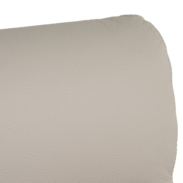 Lamod Italia Sunset Contemporary Italian Grey Leather Left Facing Sectional Sofa Model VGCCSUNSET-LAF-GRY-SECT