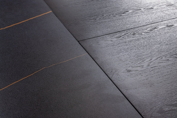 Modrest Suzie Modern Ceramic & Black Ash Extendable Dining Table Model VGDW3013-08