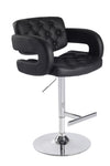Modrest Elvas Modern Black Bar Stool Model VGCBT-1084-BLK