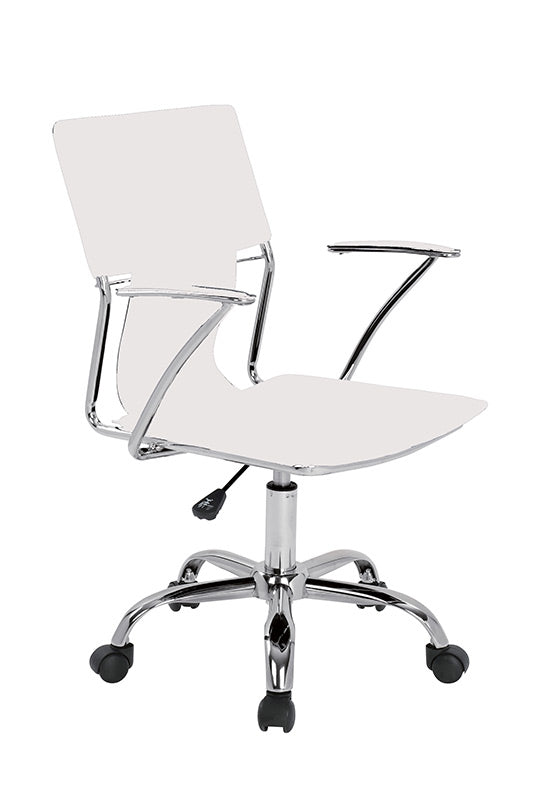 Emery Mid Century Adjustable Office Chair Model VGCBT8189-Wht