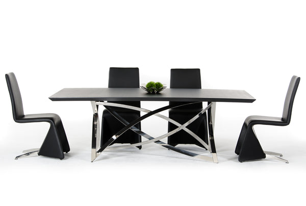 Modrest Labyrinth Modern Wenge Dining Table Model VGVCT1201W-22-WGE