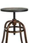 Modrest Fritch Modern Black & Bronze Bar Stool Model VGCBT-14008