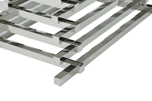 Modrest Crawford Modern Rectangular Glass Dining Table Model VGVCT8909-L