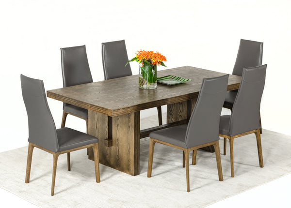 Modrest Cologne Modern White Wash Oak Dining Table Model VGVCT8962
