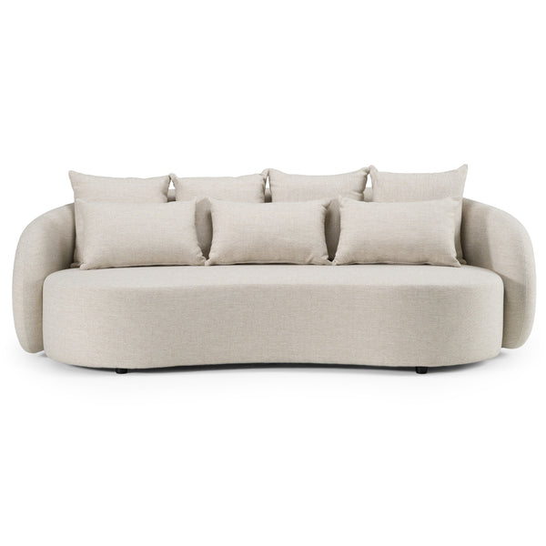 Renava Tabarca Outdoor Beige Fabric 3 Seat Sofa Model VGVK-F017-2U-V1-BGE
