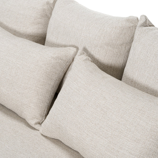 Renava Tabarca Outdoor Beige Fabric 3 Seat Sofa Model VGVK-F017-2U-V1-BGE