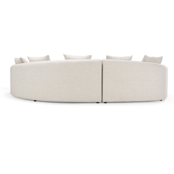 Renava Tabarca Outdoor Beige Fabric Sectional Sofa Model VGVK-F0172-R-2UL-BGE