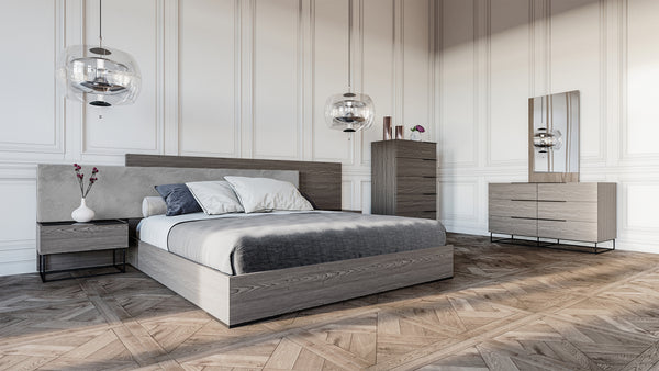 Nova Domus Enzo Italian Modern Grey Oak Mirror Model VGACENZO-MIR