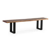 Taylor Modern Live Edge Wood Small 79" Dining Bench