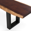 Taylor Modern Live Edge Wood Small 79" Dining Bench
