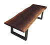 Taylor Large 87" Modern Live Edge Wood Dining Bench