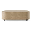 Modrest Teller Modern Square Low Coffee Table Model VGOD-259CW-B-CT